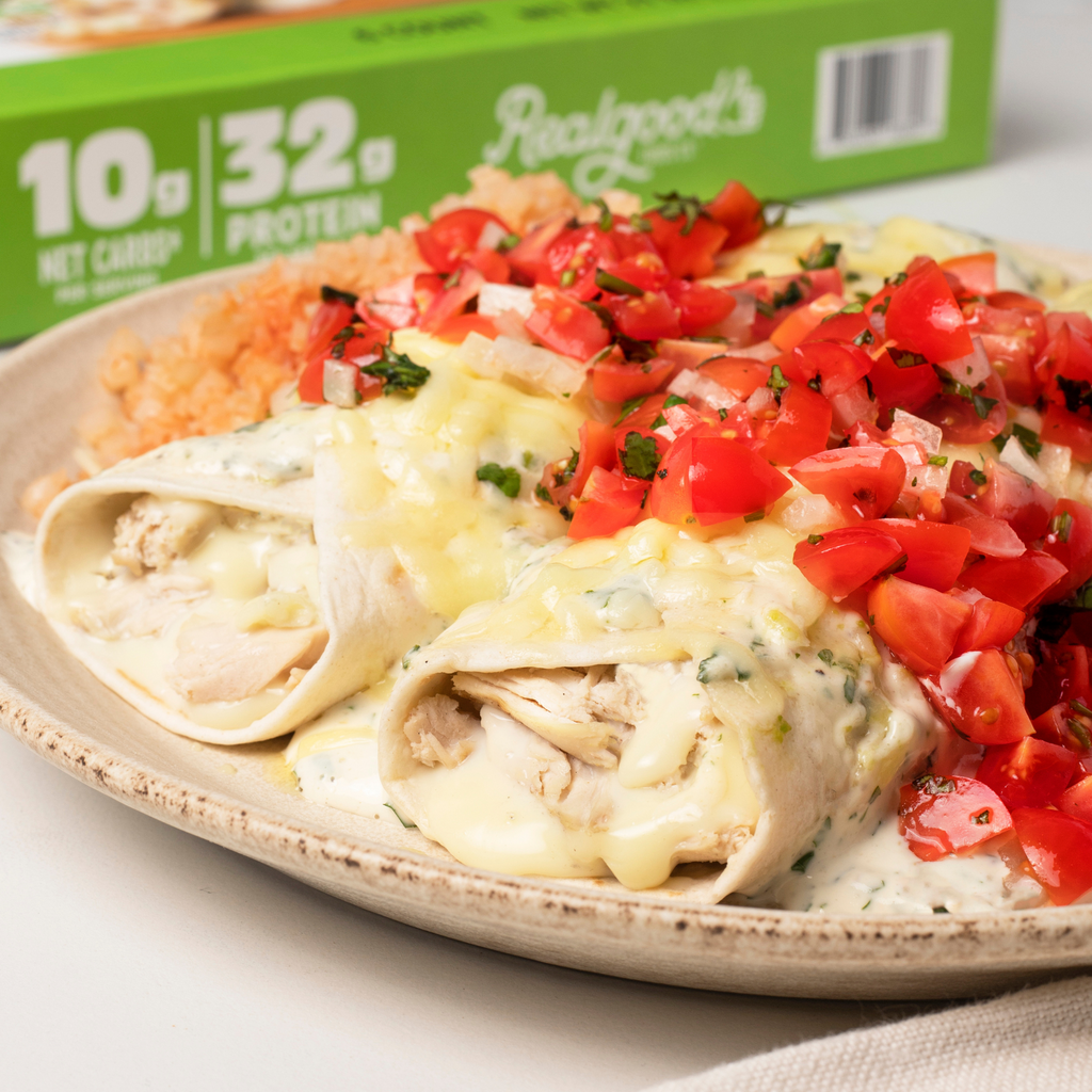 Low Carb Enchiladas and Fajita Veggies – Real Good Foods