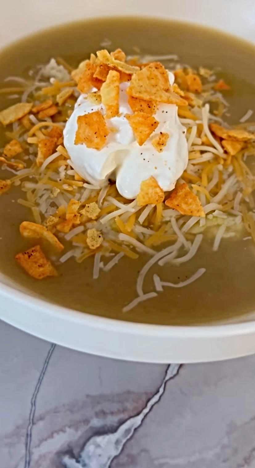 Four Ingredient Low Carb Enchilada Soup
