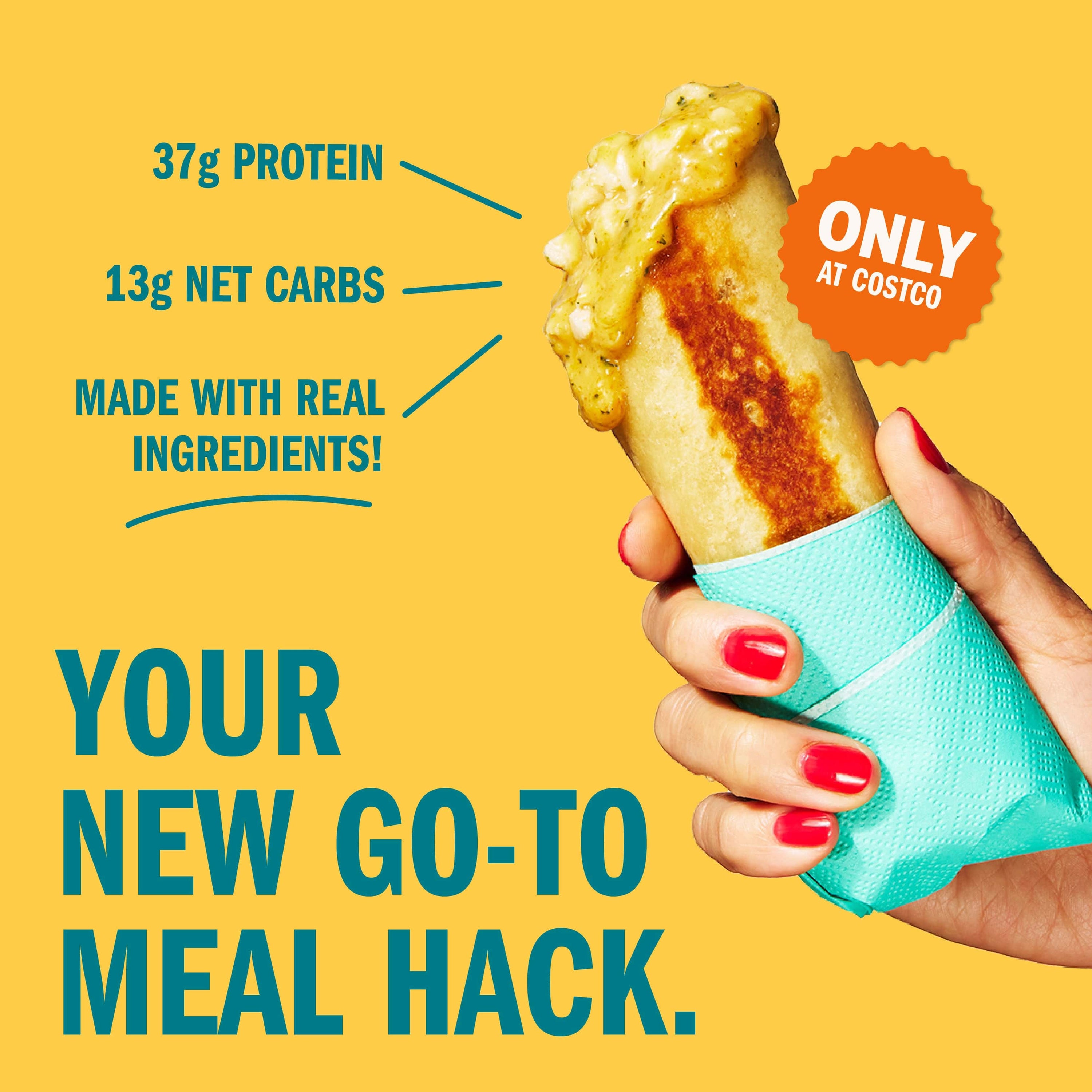 Costco Chicken & Pepper Jack Cheese Burritos