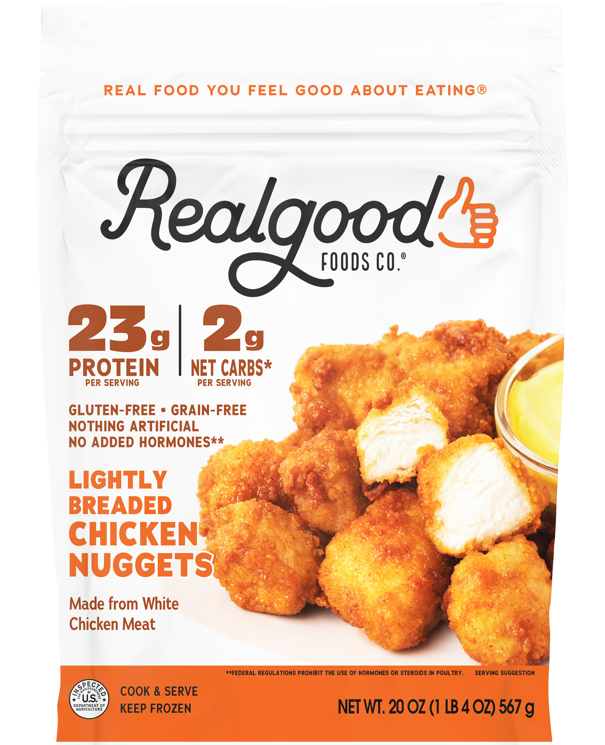 Lightly Breaded Chicken Breast Original Strips (3lbs) - Just Bare Foods