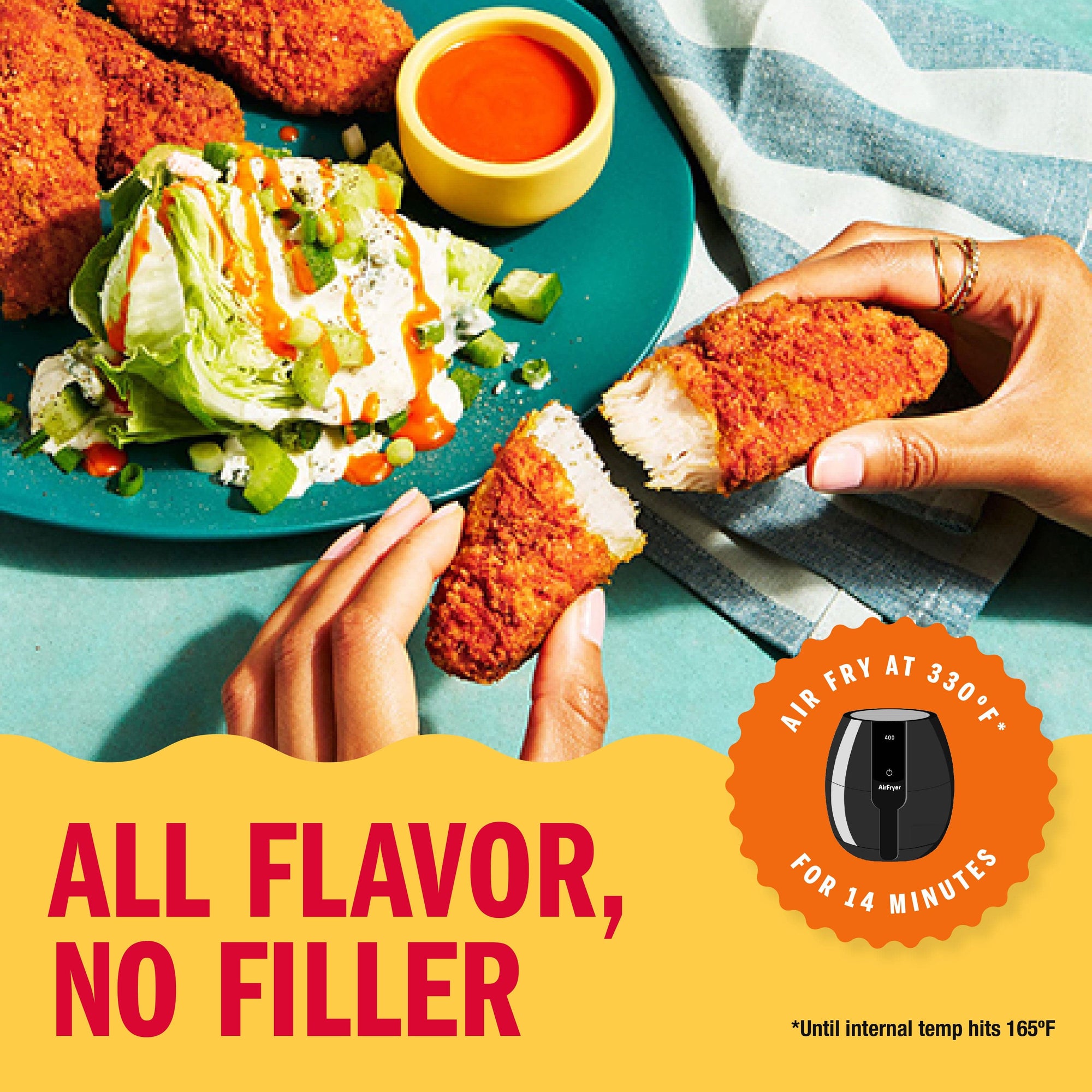 Lightly Breaded Spicy Chicken Strips