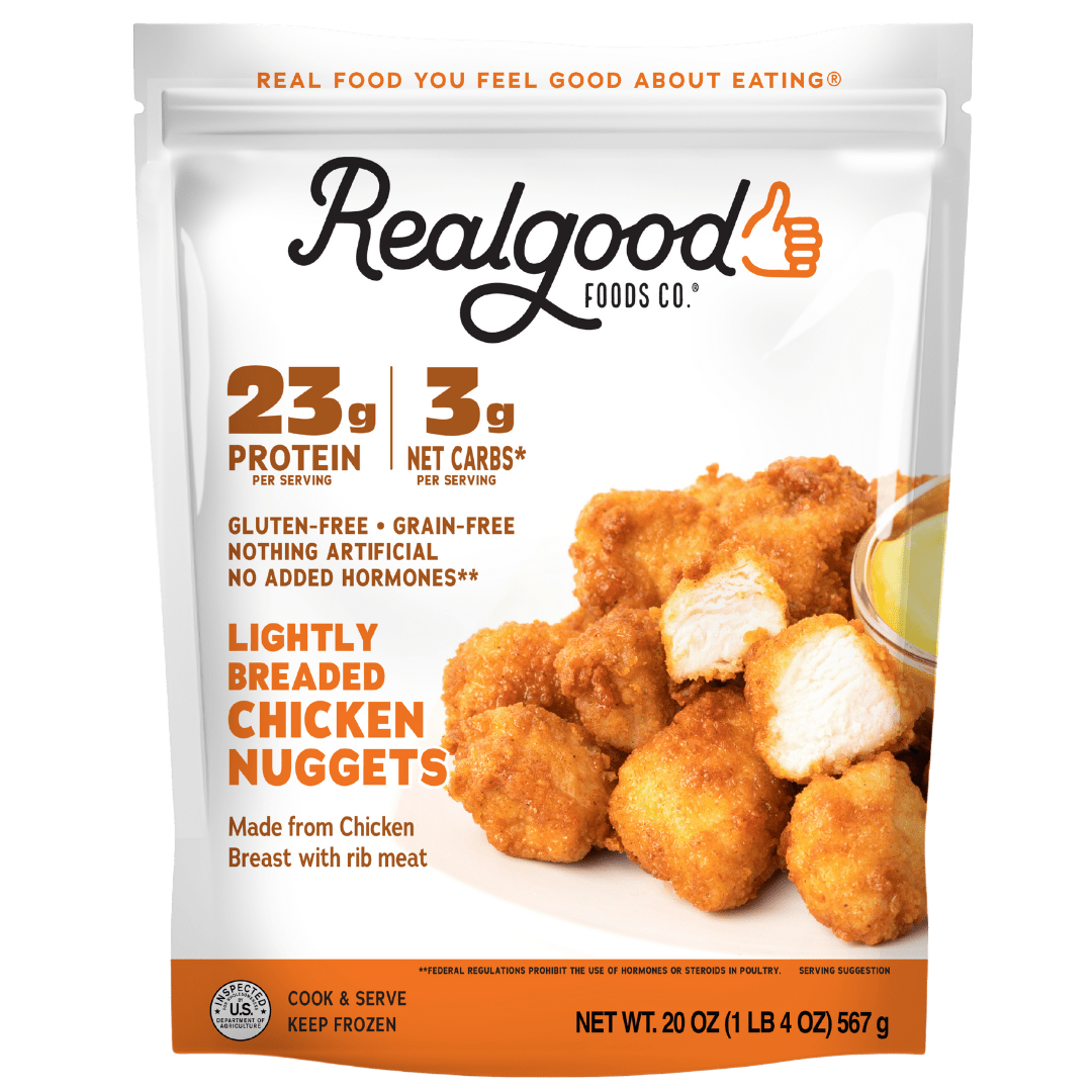 Lightly Breaded Chicken Breast Nuggets