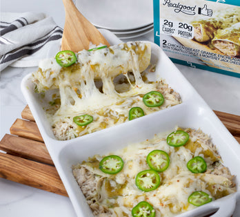 Low Carb Baked Chicken Enchiladas
