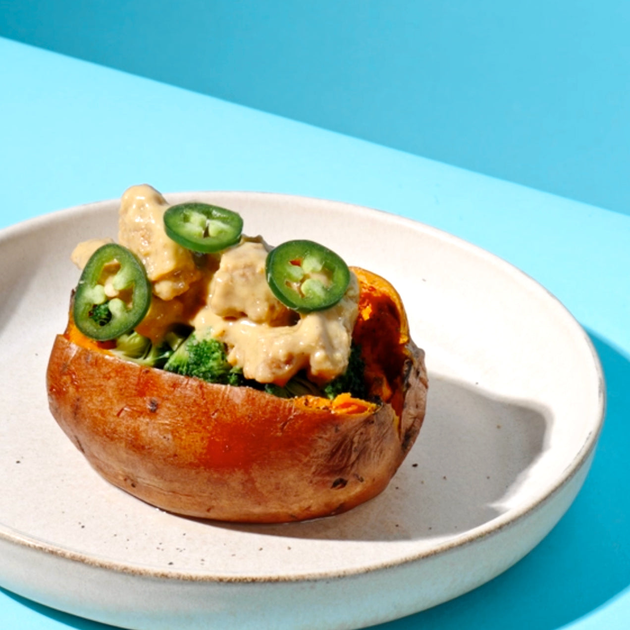 Hot Honey Mustard Glazed Chicken Sweet Potato