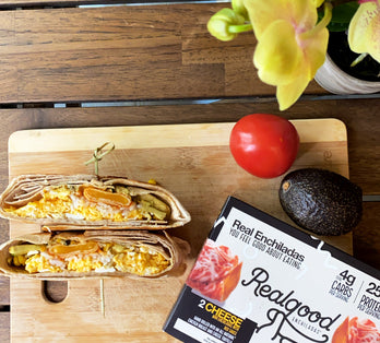 Keto-friendly Cheese Enchilada Crunch Wrap!