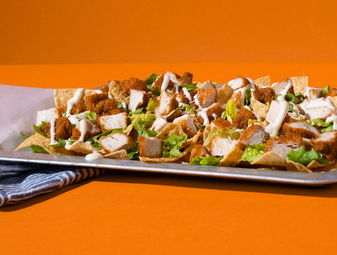 Chicken Caesar Nachos