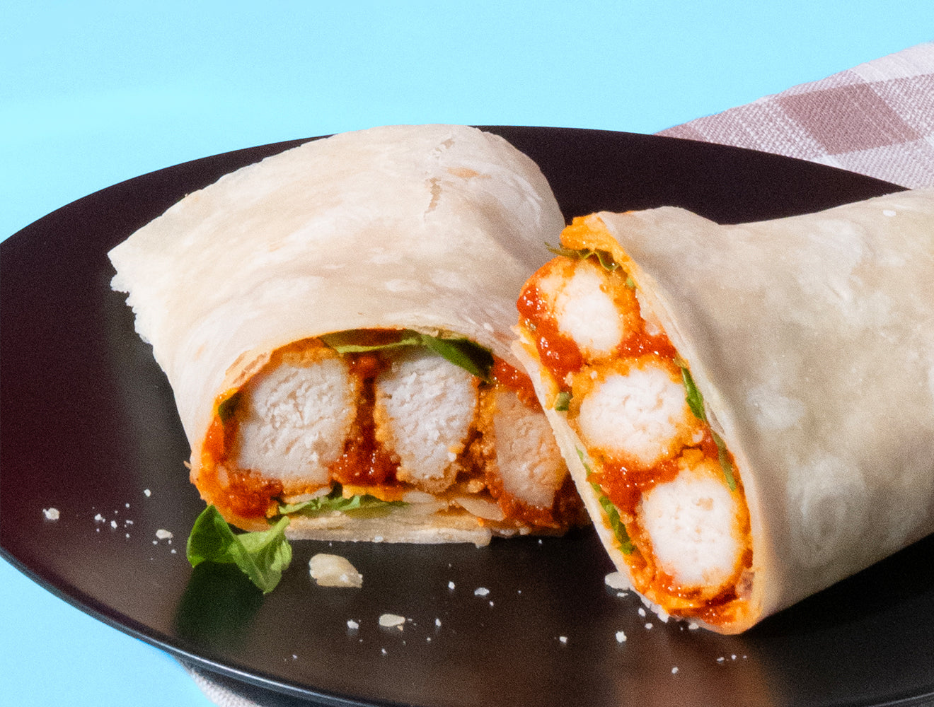 Crispy Chicken Parmesan Wrap