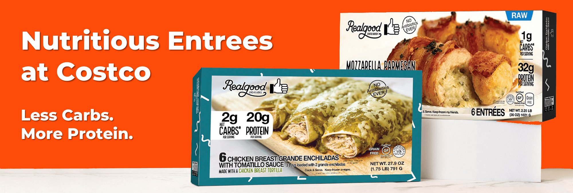 Three exclusive Real Good Foods products are now available at Costco