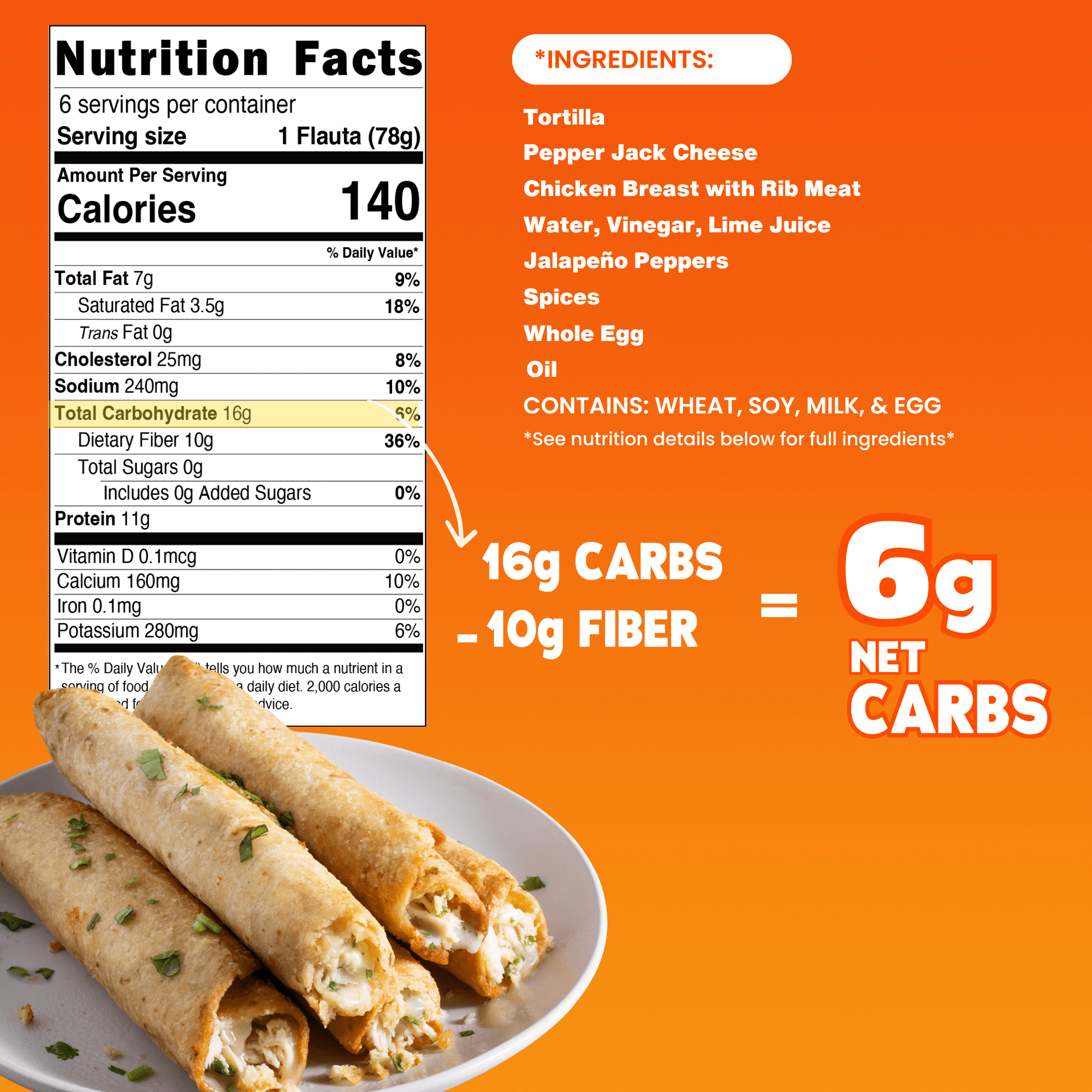 Chicken & Cheese Flautas