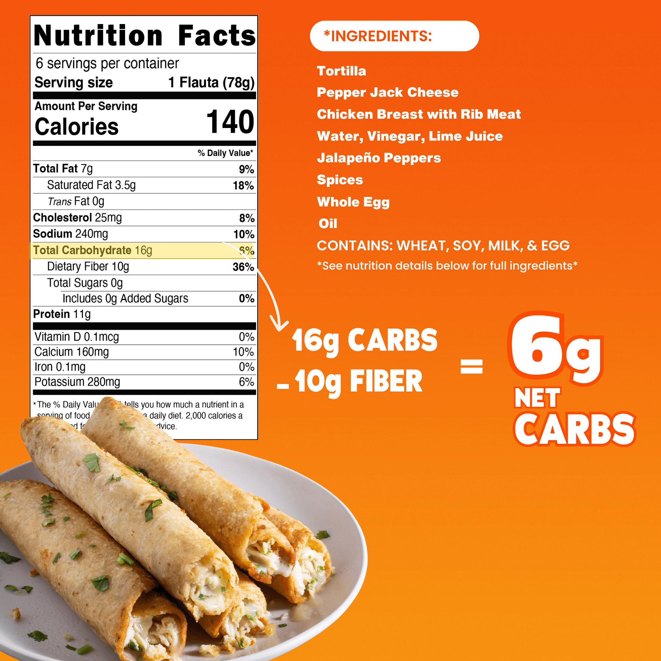 Chicken & Cheese Flautas