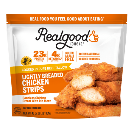 Beef Tallow Fried Chicken Strips | No Seed Oil | Real Good Foods