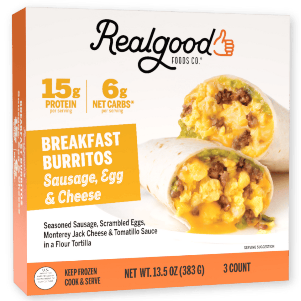 Real Good Foods Breakfast Burritos