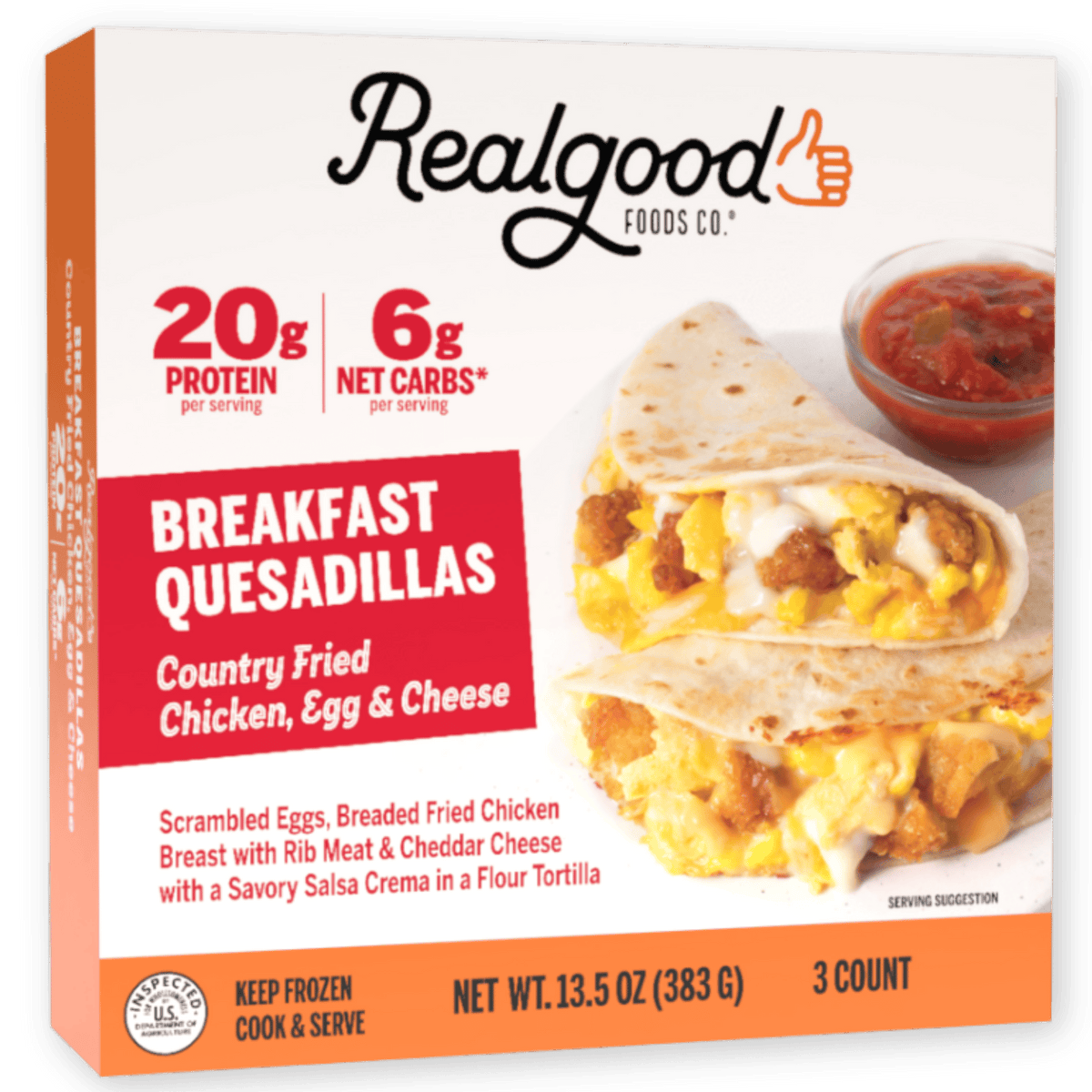 Real Good Foods Breakfast Quesadillas