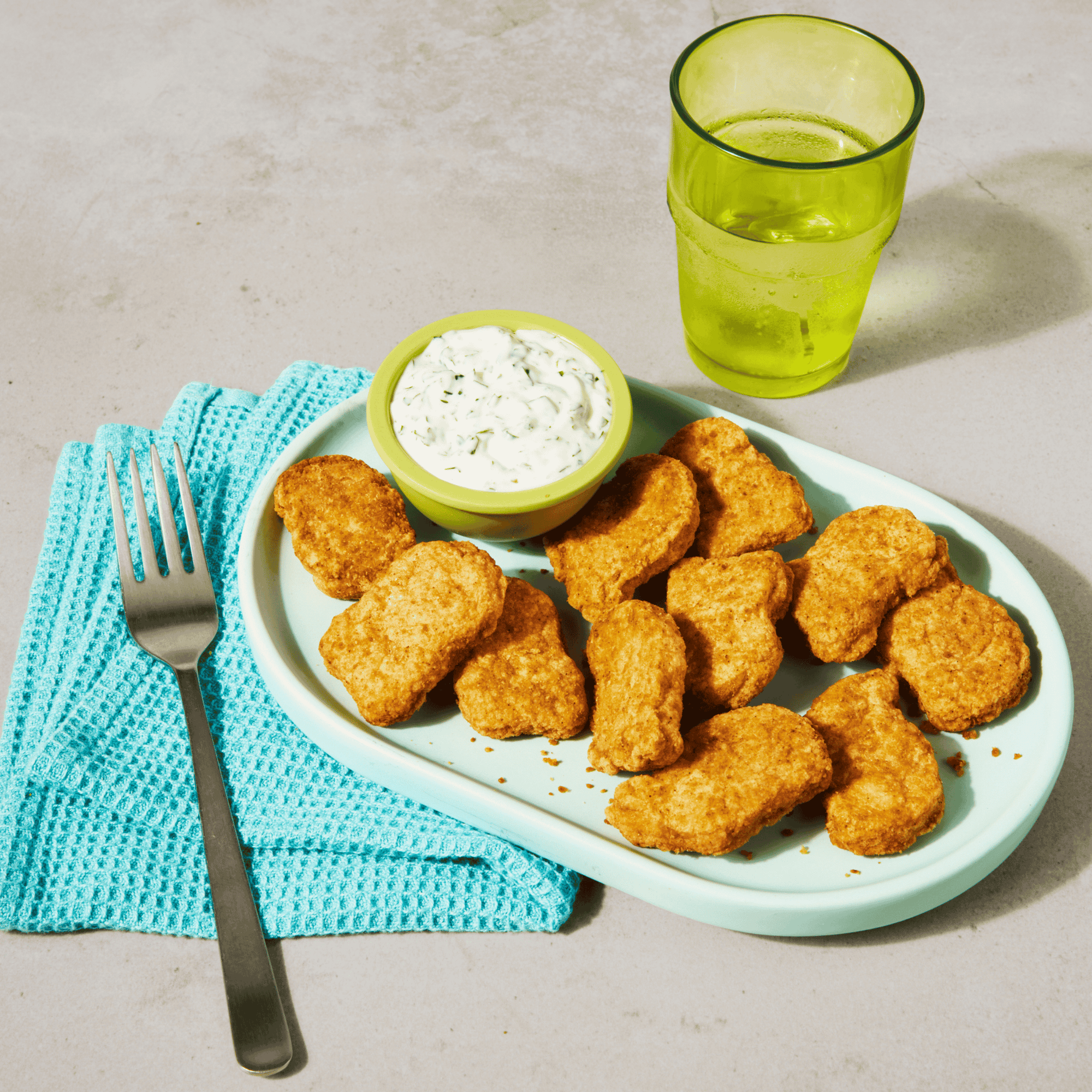 Lightly Breaded Chicken Nuggets