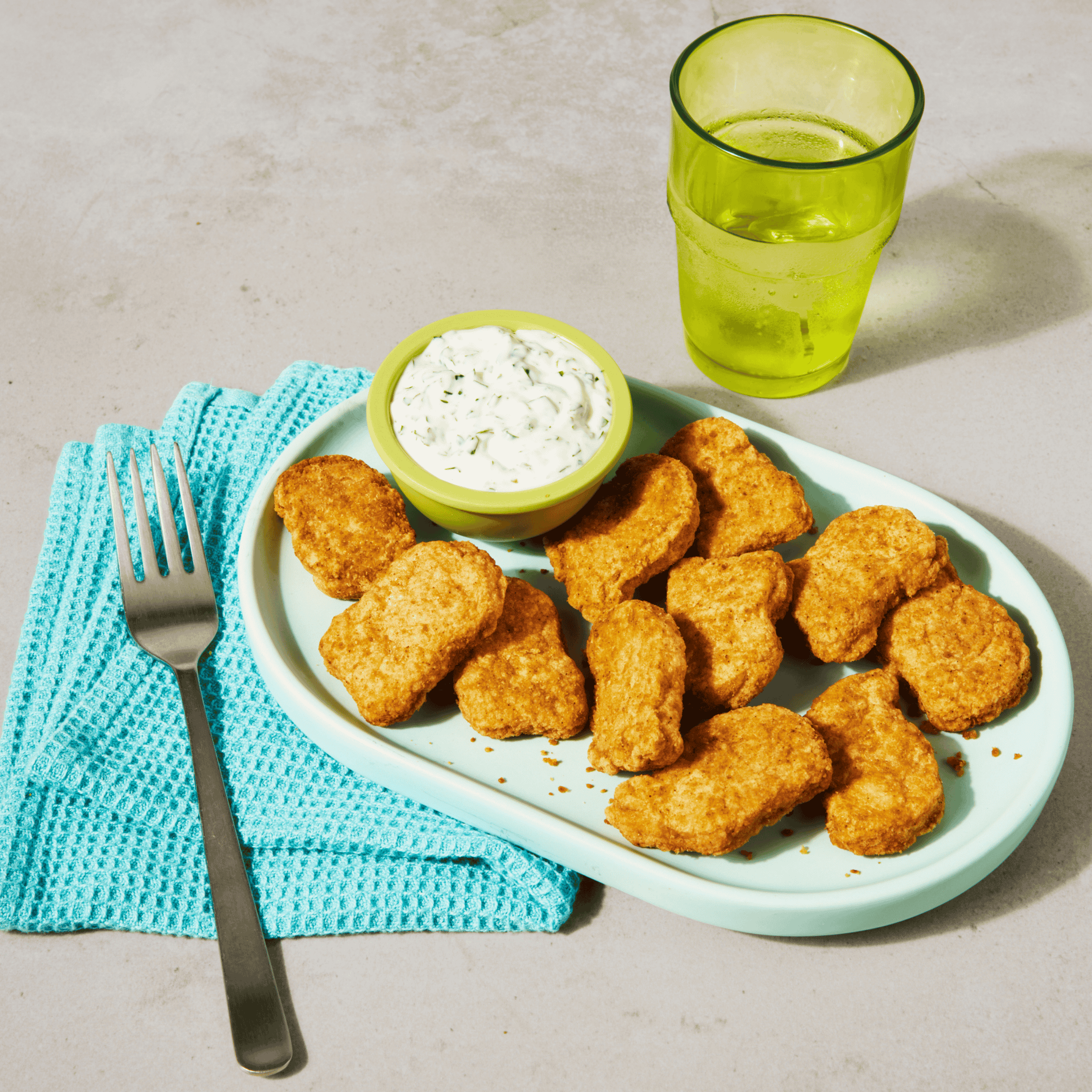 Lightly Breaded Chicken Nuggets