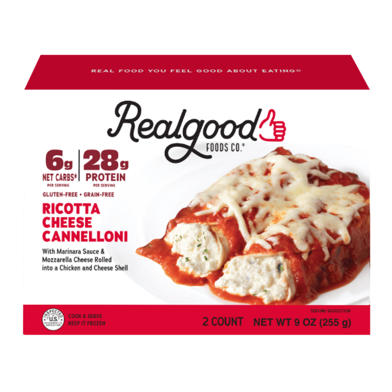 Real Good Foods Ricotta Cheese Cannelloni