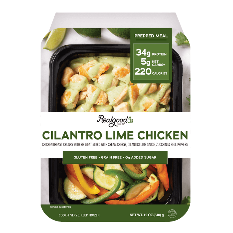 Real Good Foods Cilantro Lime Chicken Prepped Meal
