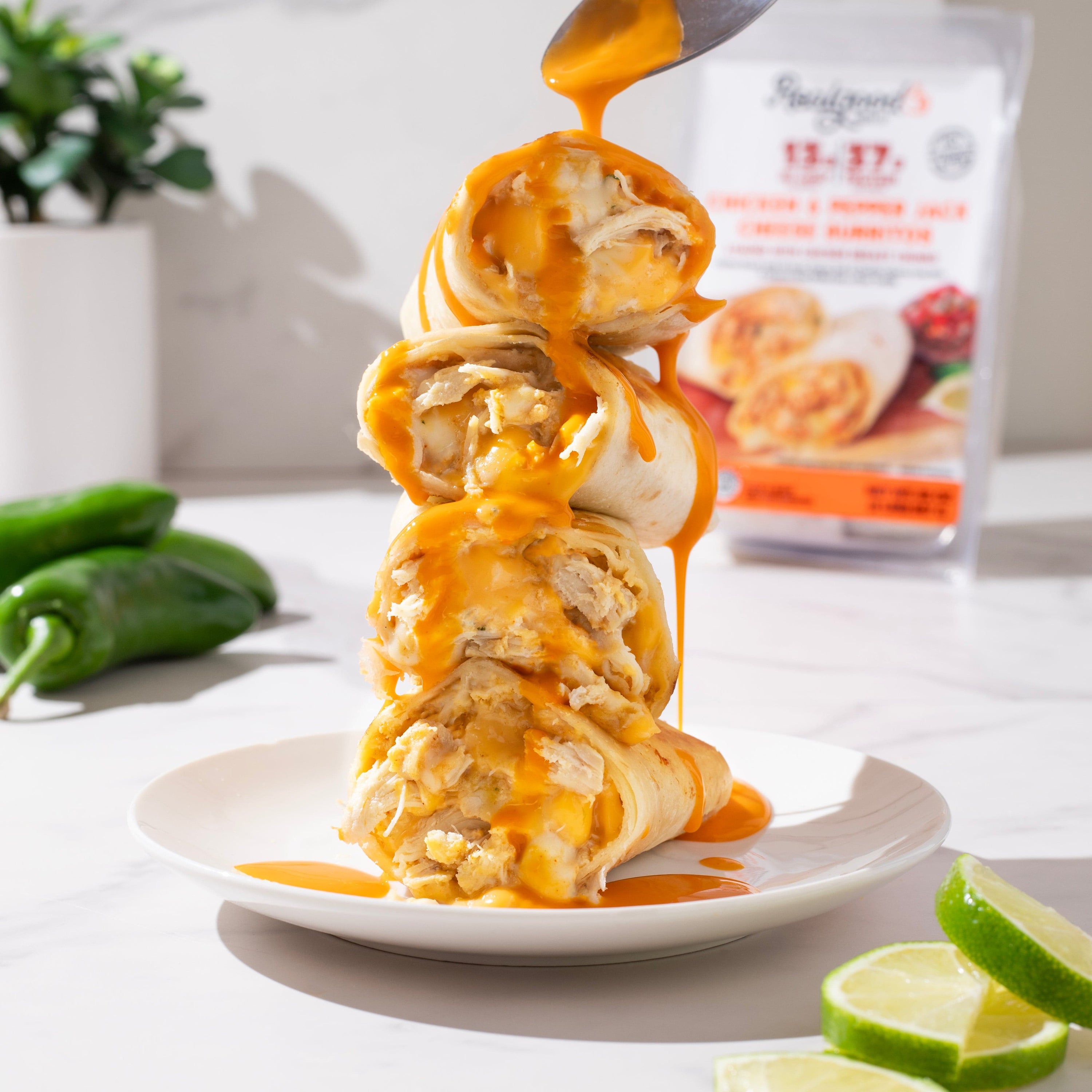 Chicken burrito