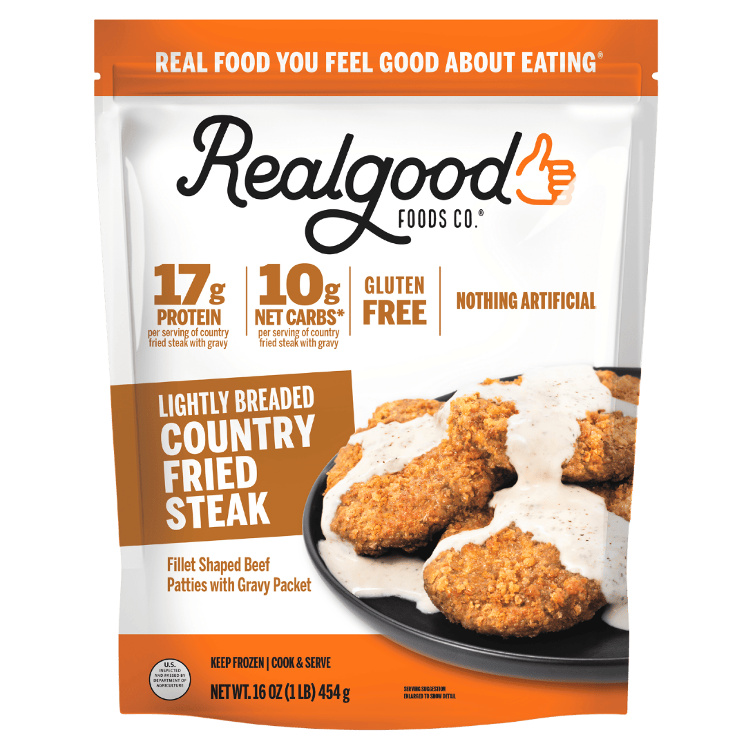 Realgood Foods Co Real Good Foods Country Fried Steak — product image