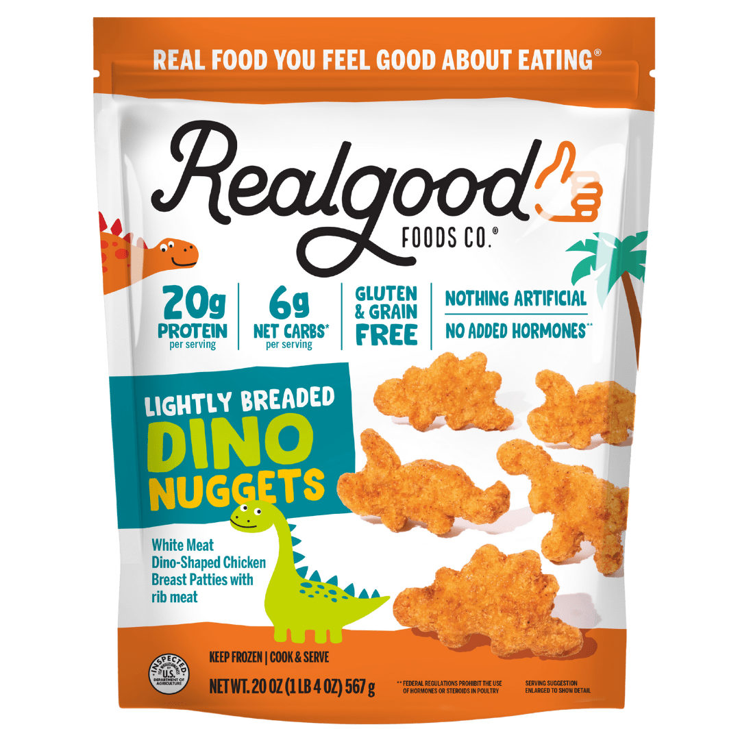 Lightly Breaded Dino Chicken Nuggets