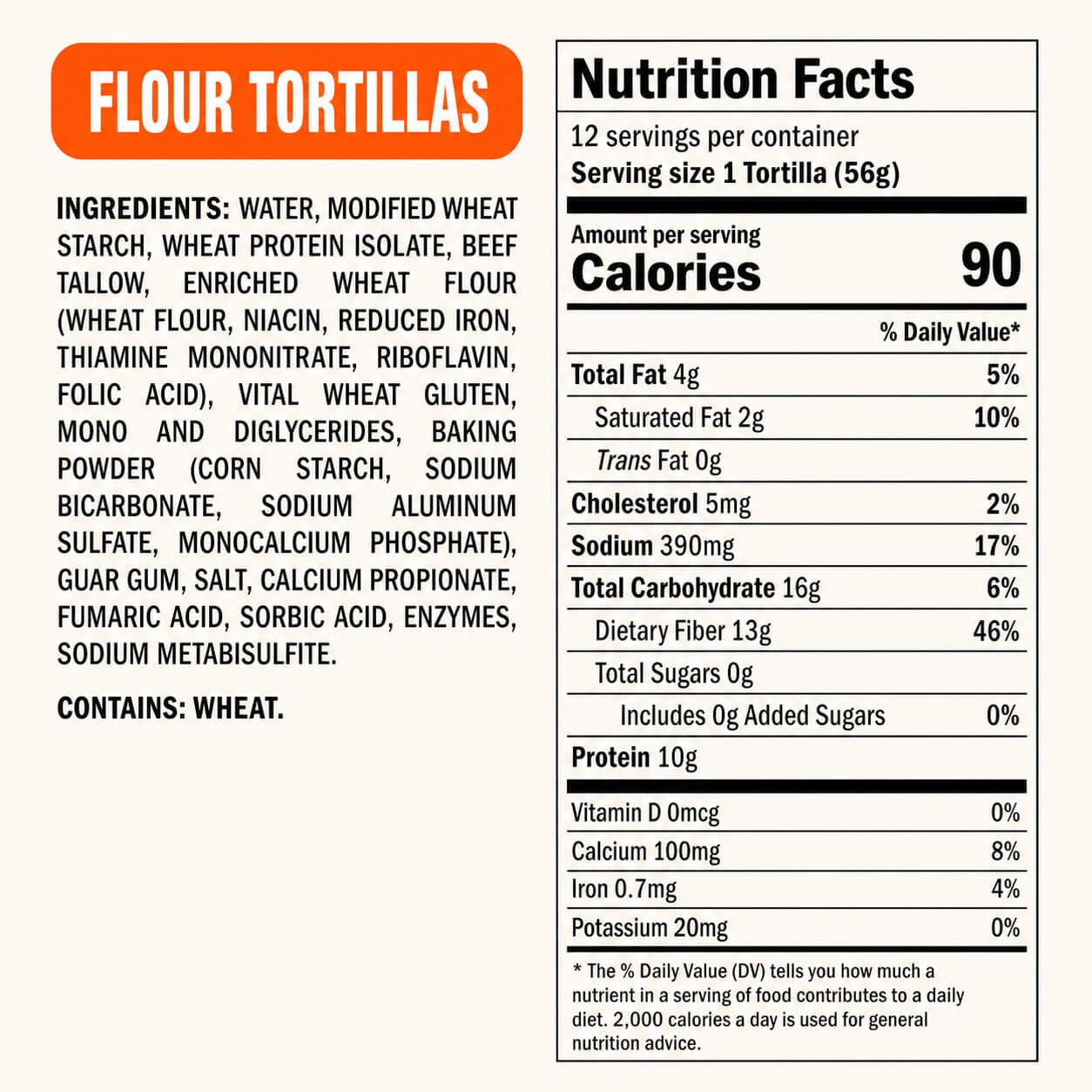 Real Good Foods Flour Tortillas