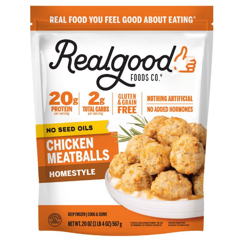 Realgood Foods Co Real Good Foods Homestyle Chicken Meatballs — product image