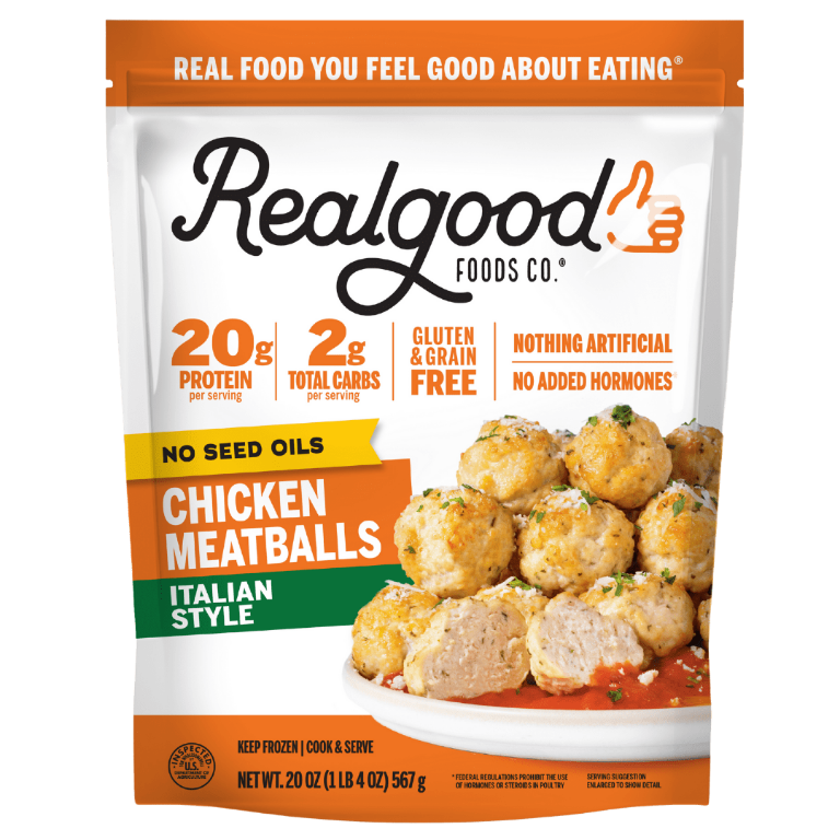 Realgood Foods Co Real Good Foods Italian Style Chicken Meatballs — product image