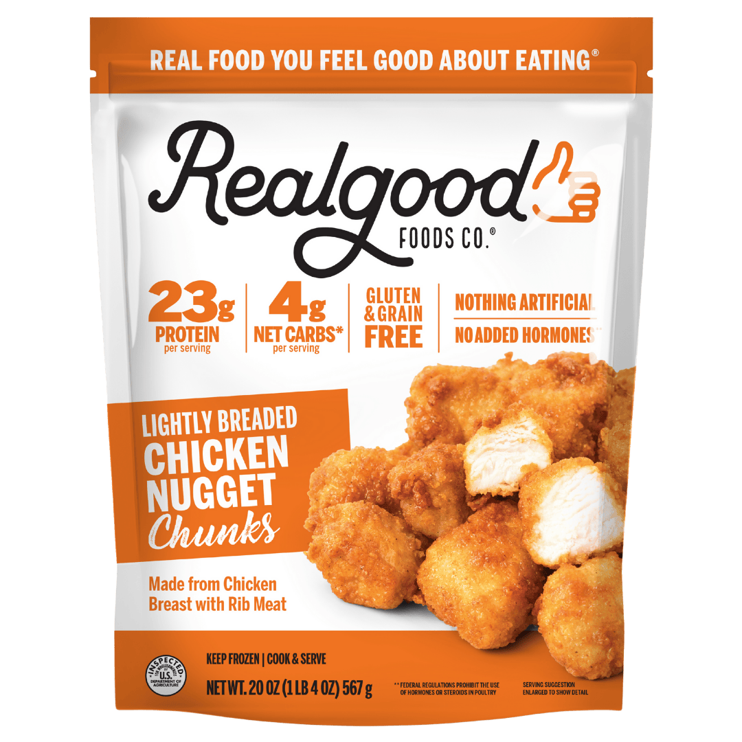 Lightly Breaded Chicken Breast Nuggets