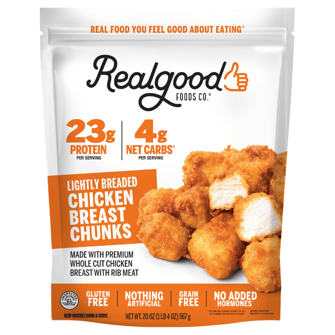 Real Good Foods Lightly Breaded Chicken Nugget Chunks