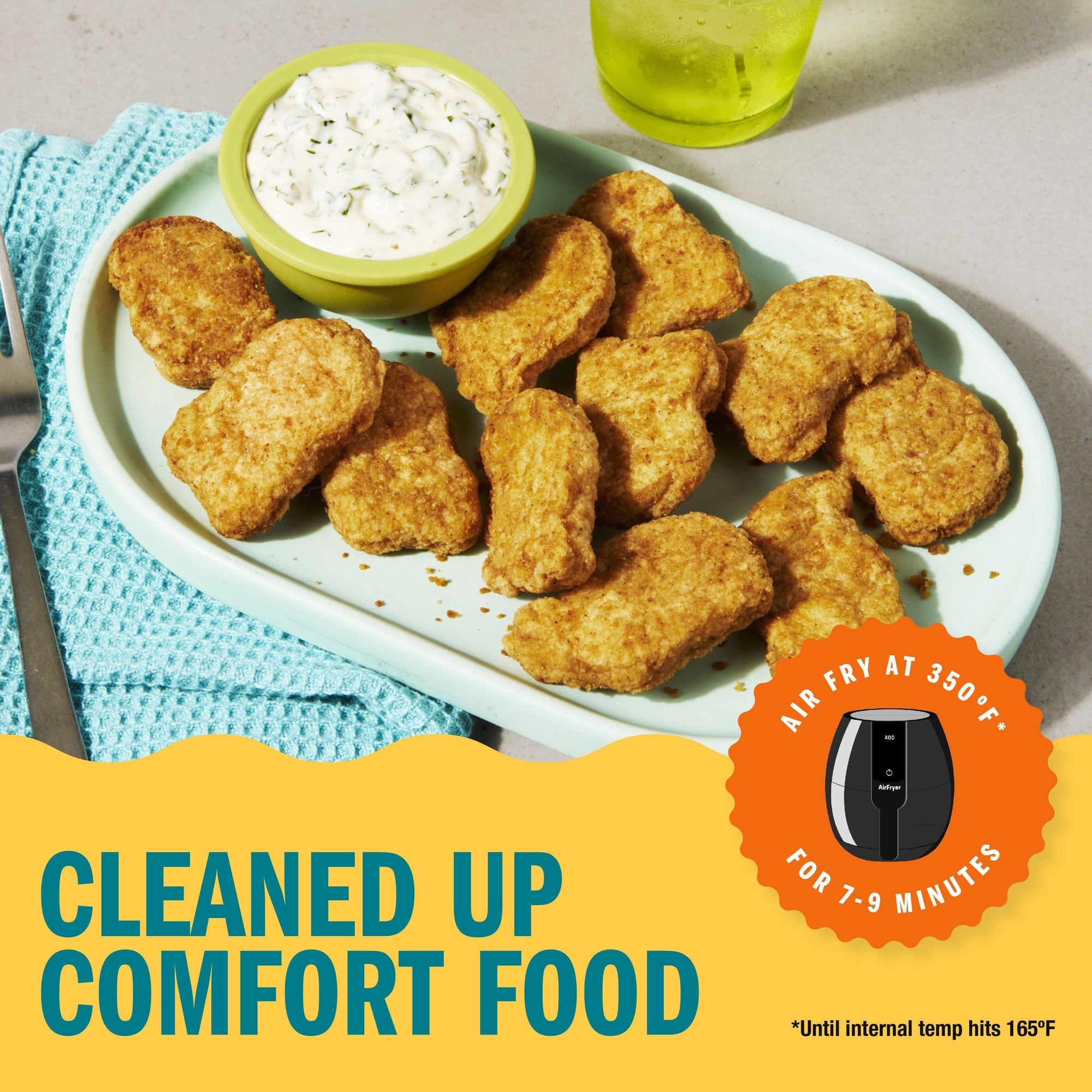 Lightly Breaded Chicken Nuggets