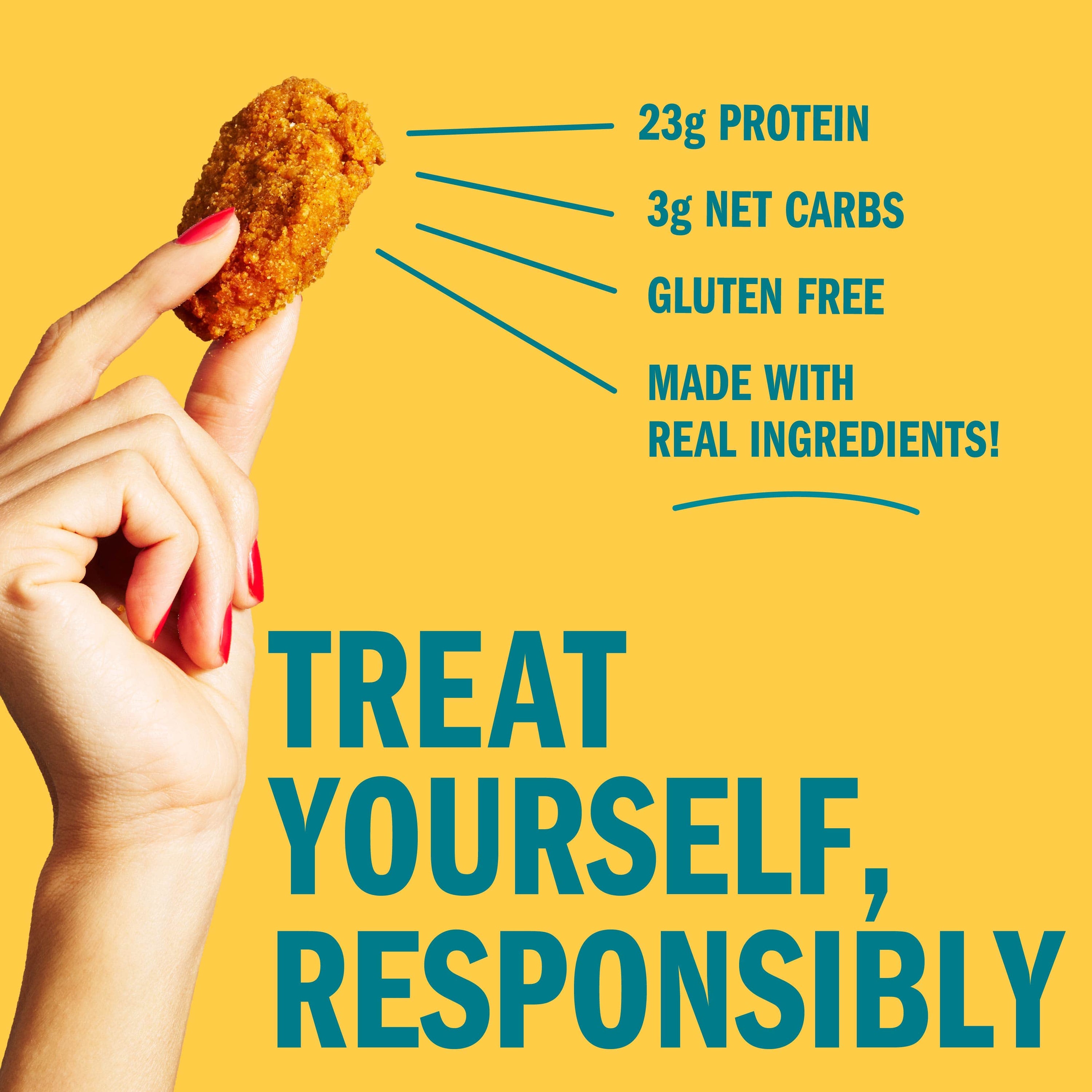 Lightly Breaded Chicken Breast Nuggets