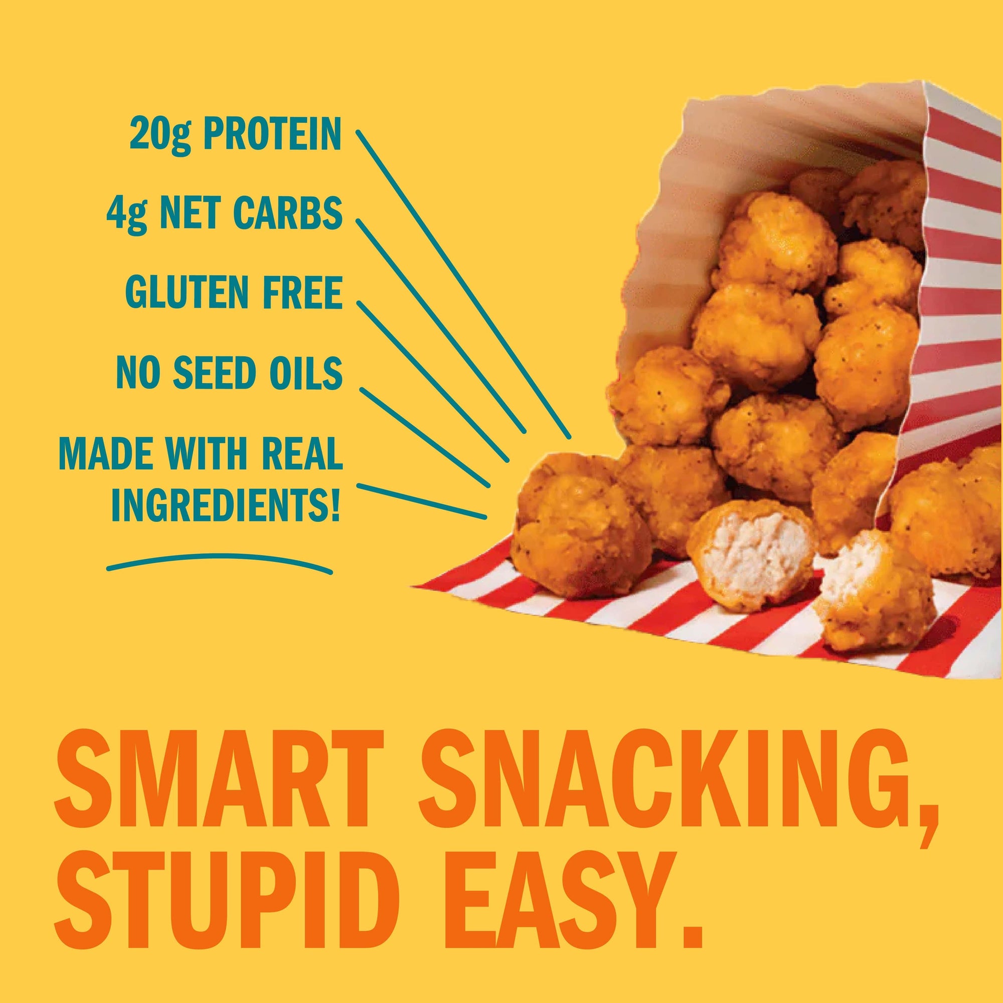 Lightly Breaded Popcorn Chicken