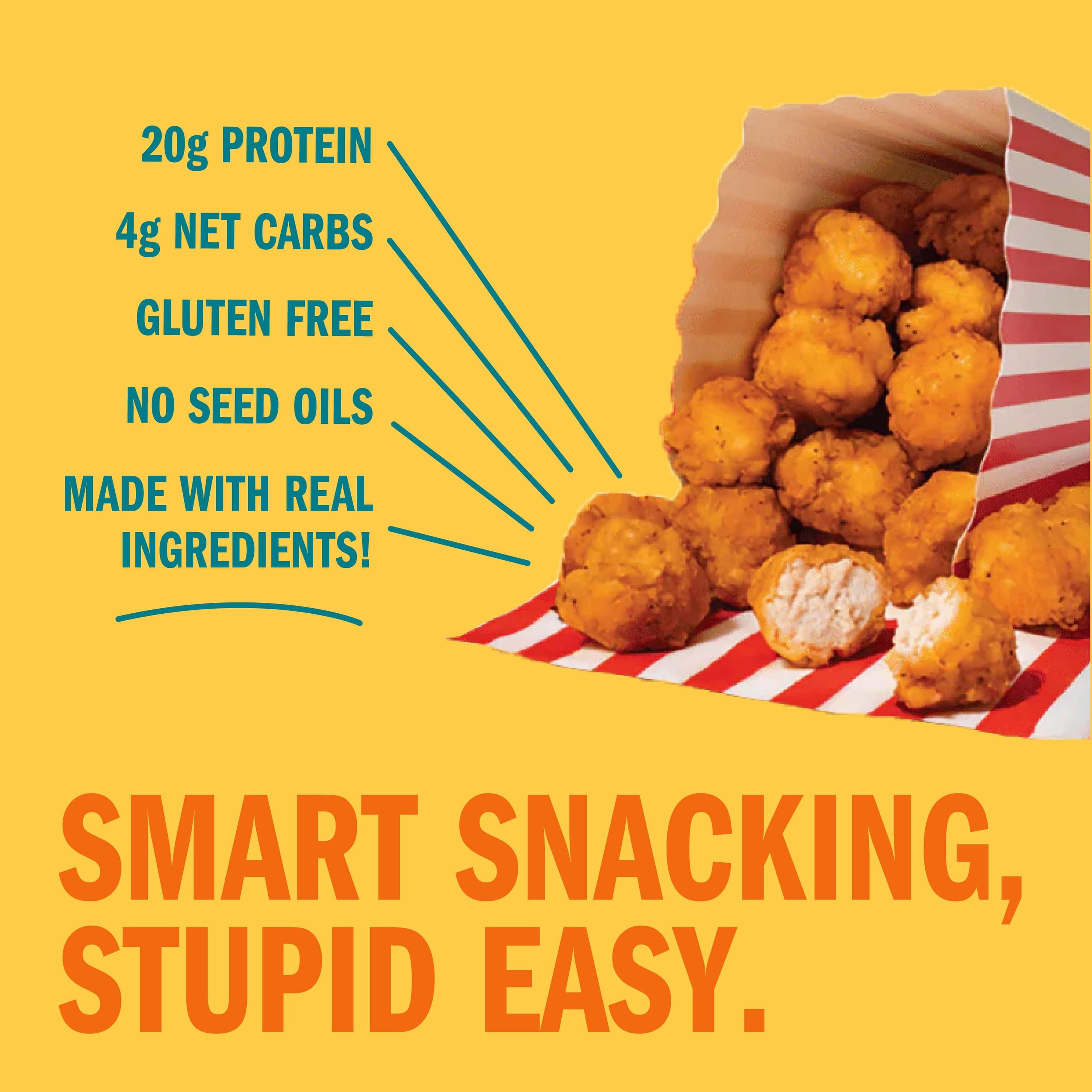 Lightly Breaded Popcorn Chicken