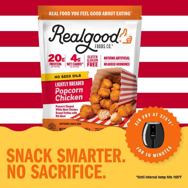 Lightly Breaded Popcorn Chicken – Real Good Foods