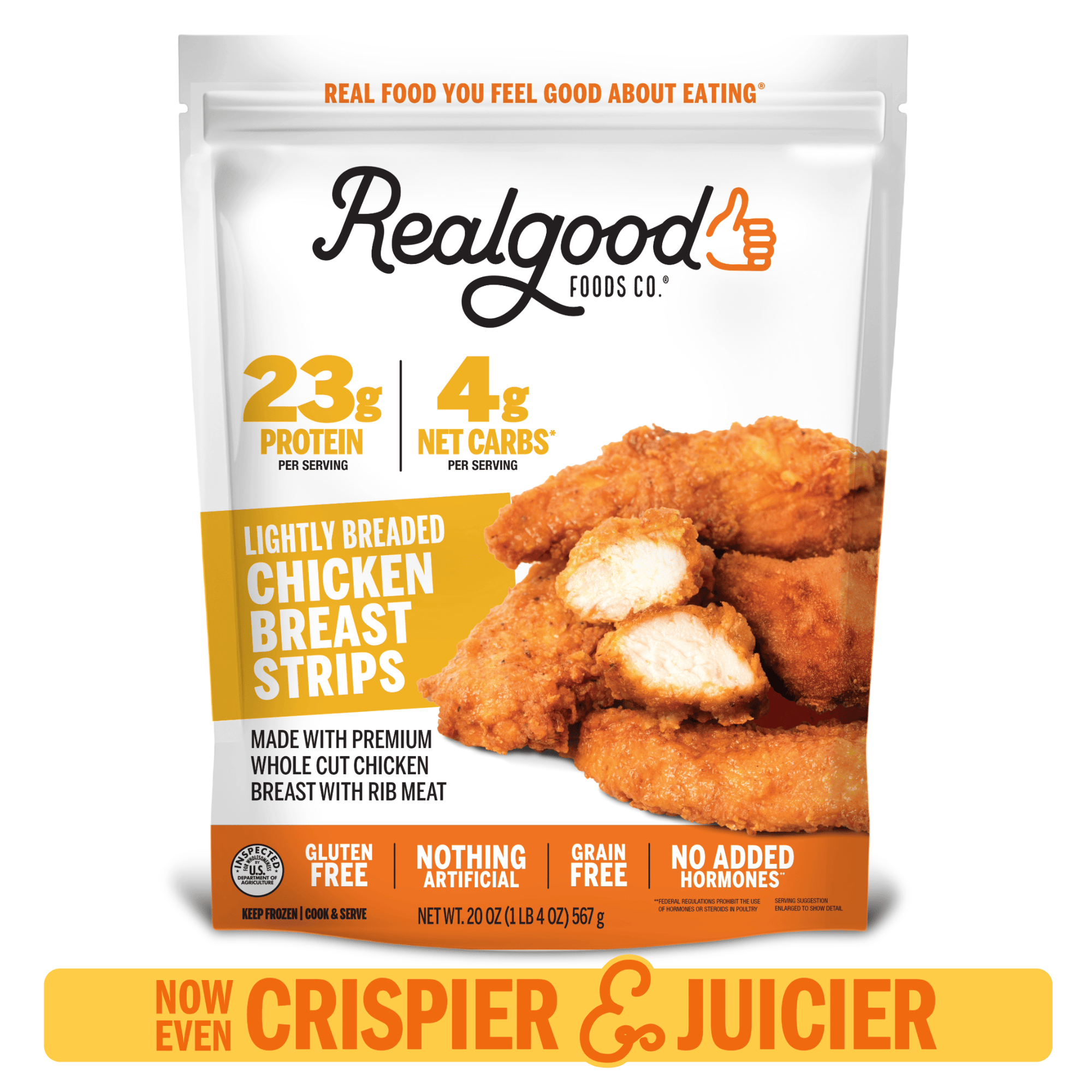 Real Good Foods Lightly Breaded Chicken Breast Strips