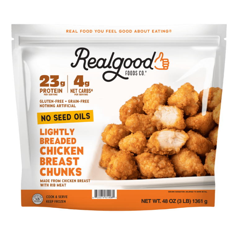 Sam's Club Lightly Breaded No Seed Oil Chicken Chunks – Real Good Foods
