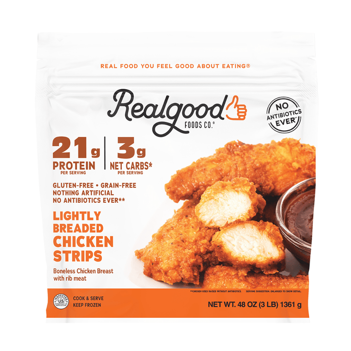 Costco Lightly Breaded Chicken Breast Strips – Real Good Foods