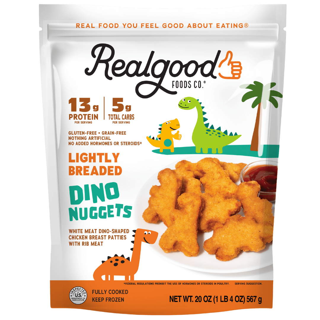 Lightly Breaded Dino Chicken Nuggets