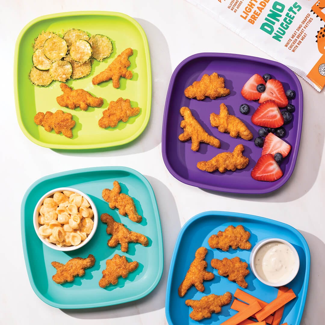 Lightly Breaded Dino Chicken Nuggets