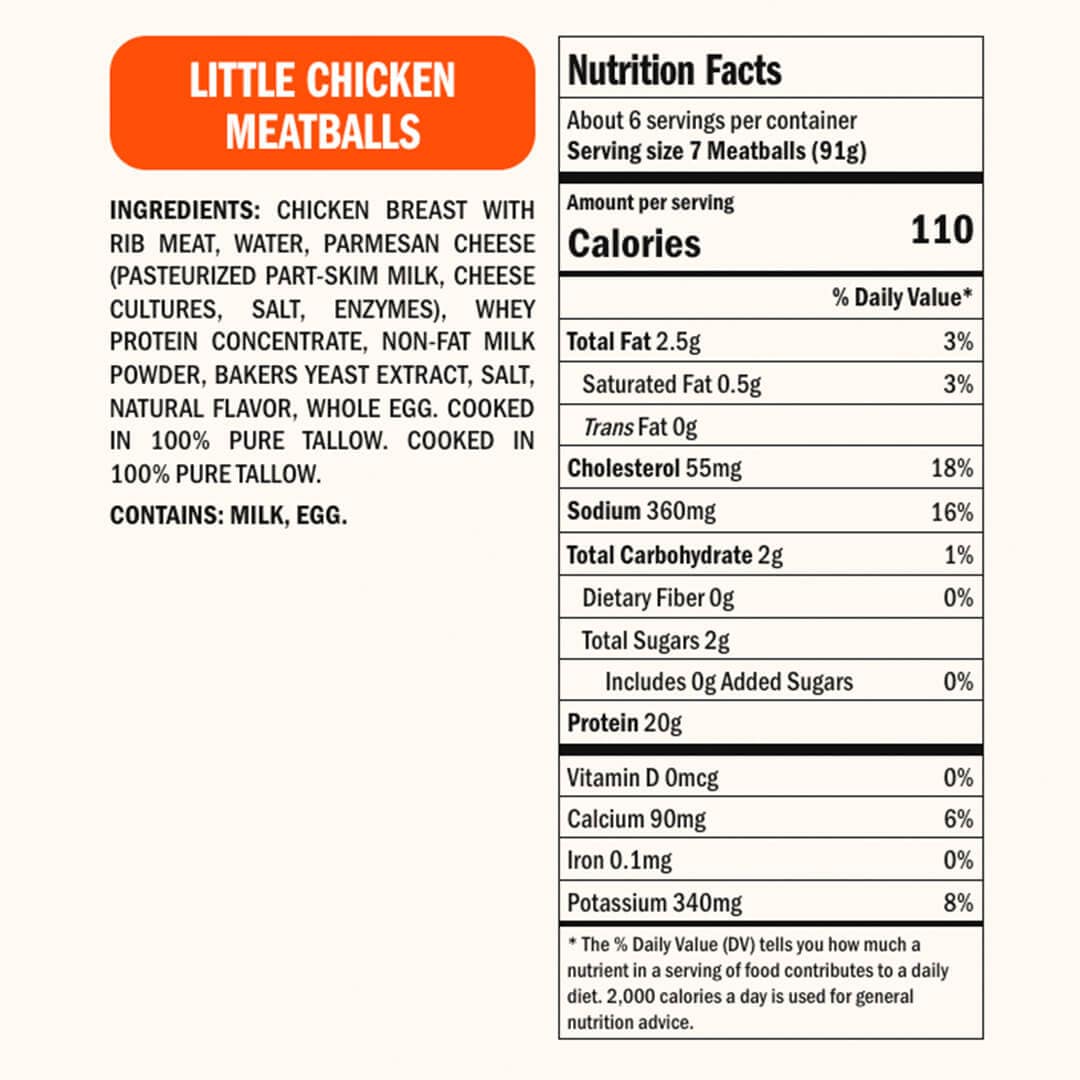 Real Good Foods Little Chicken Meatballs