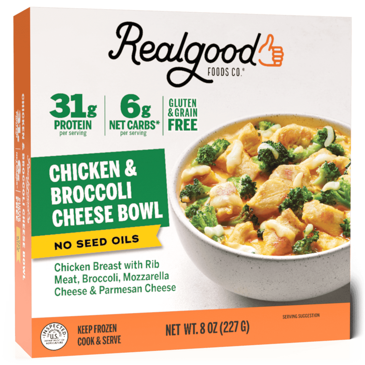 Real Good Foods Chicken & Broccoli Cheese Bowl