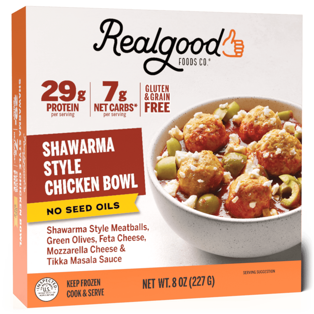 Real Good Foods Shawarma Style Chicken Bowl