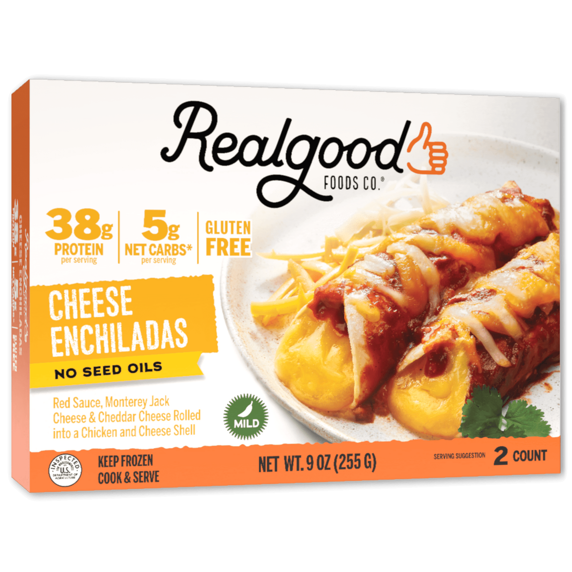 Real Good Foods Grande Cheese Enchiladas