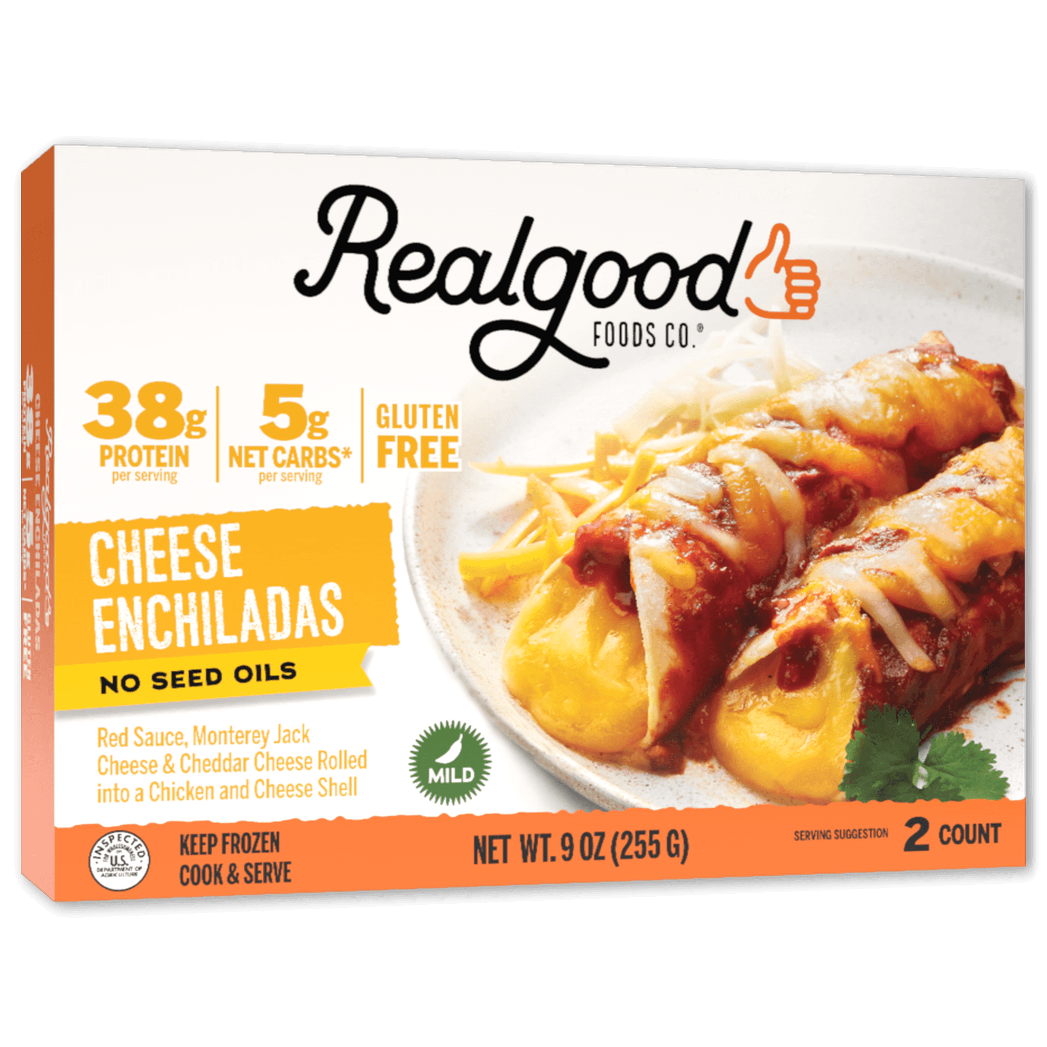 Real Good Foods Grande Cheese Enchiladas