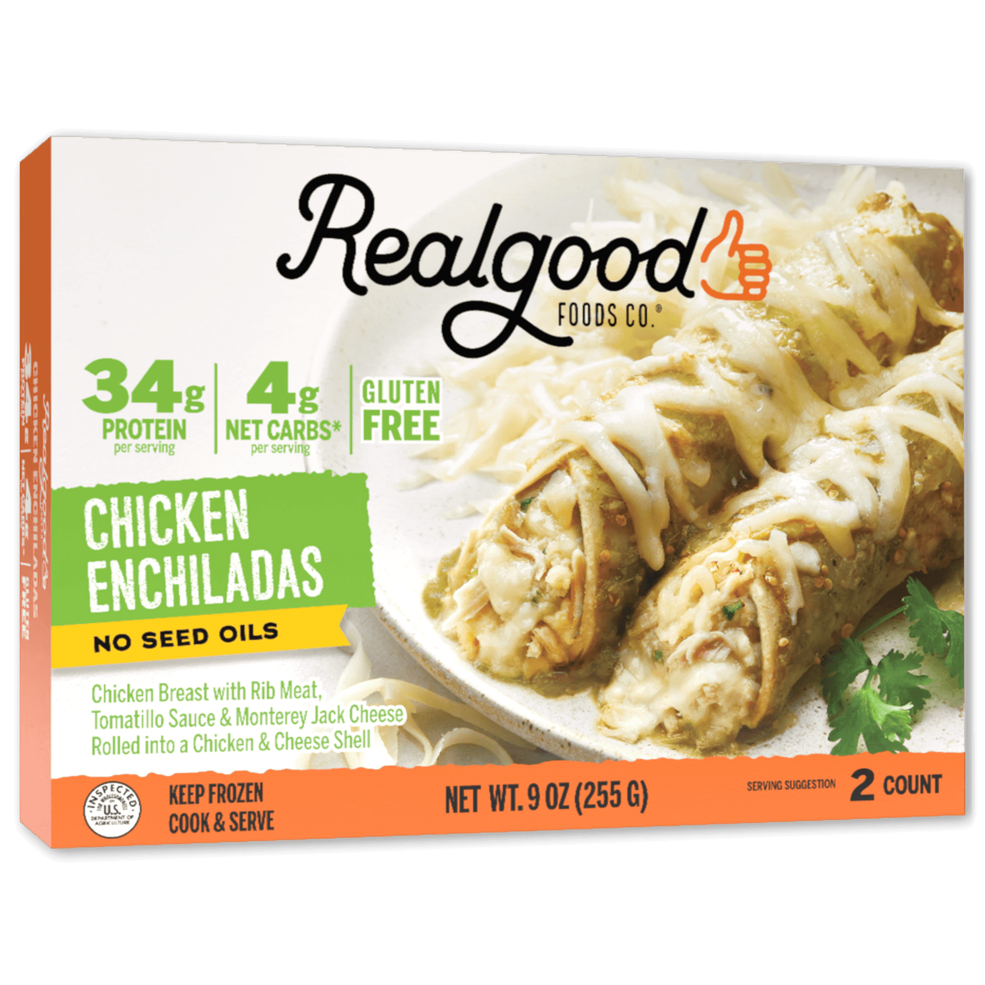 Real Good Foods Grande Chicken Enchiladas