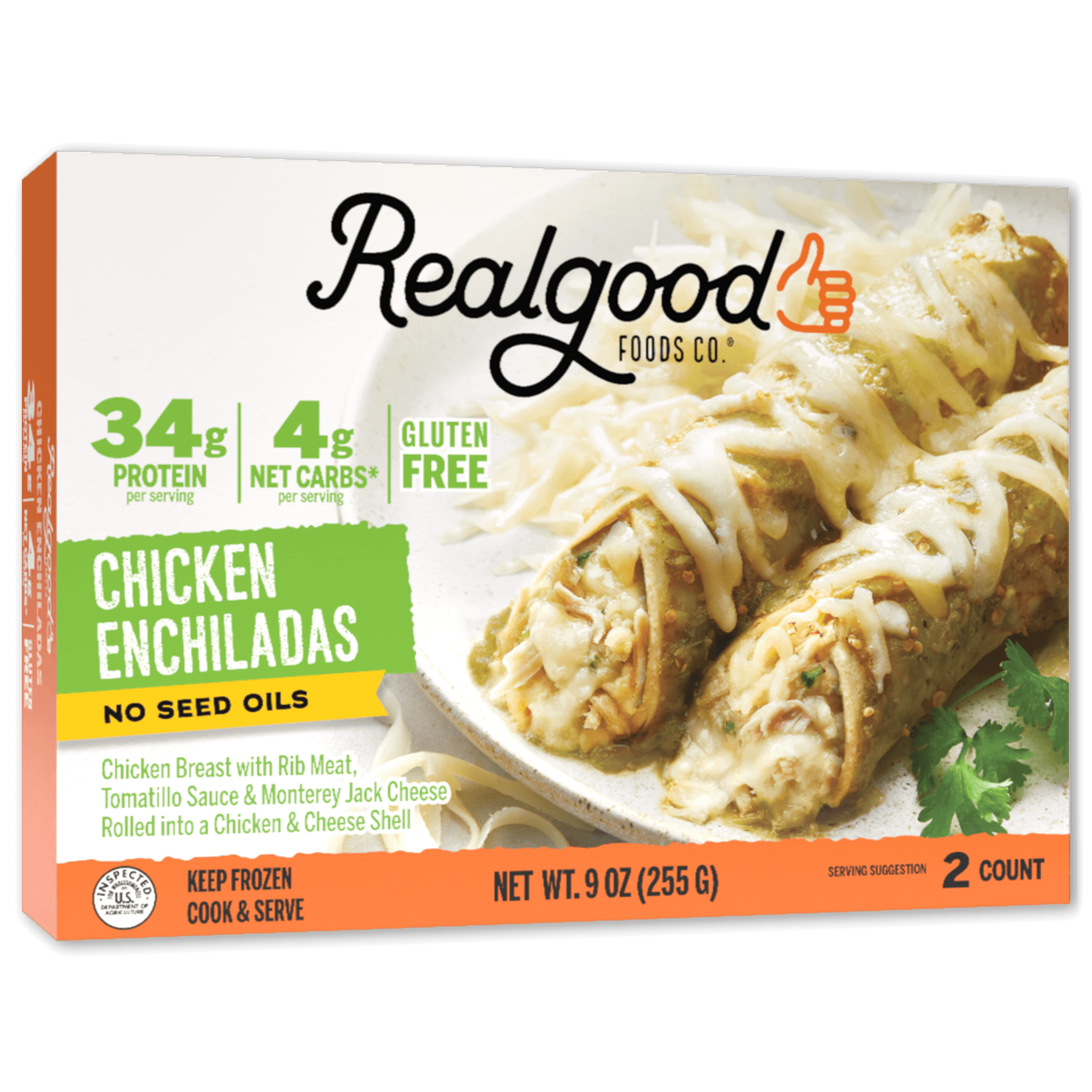 Real Good Foods Grande Chicken Enchiladas