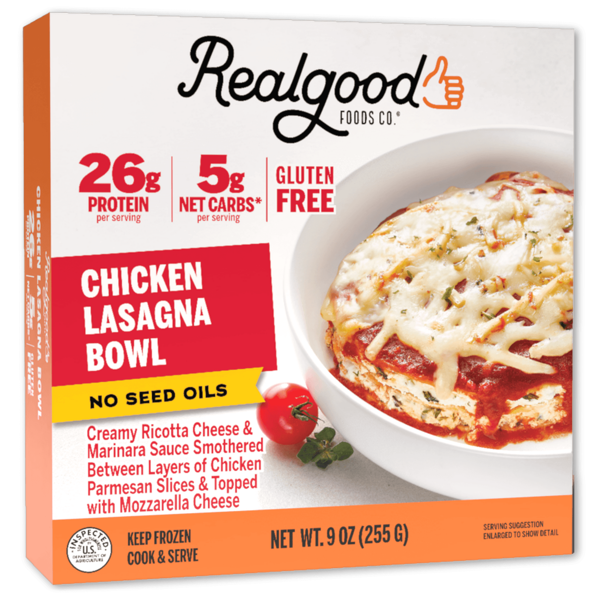 Real Good Foods Lasagna Bowl