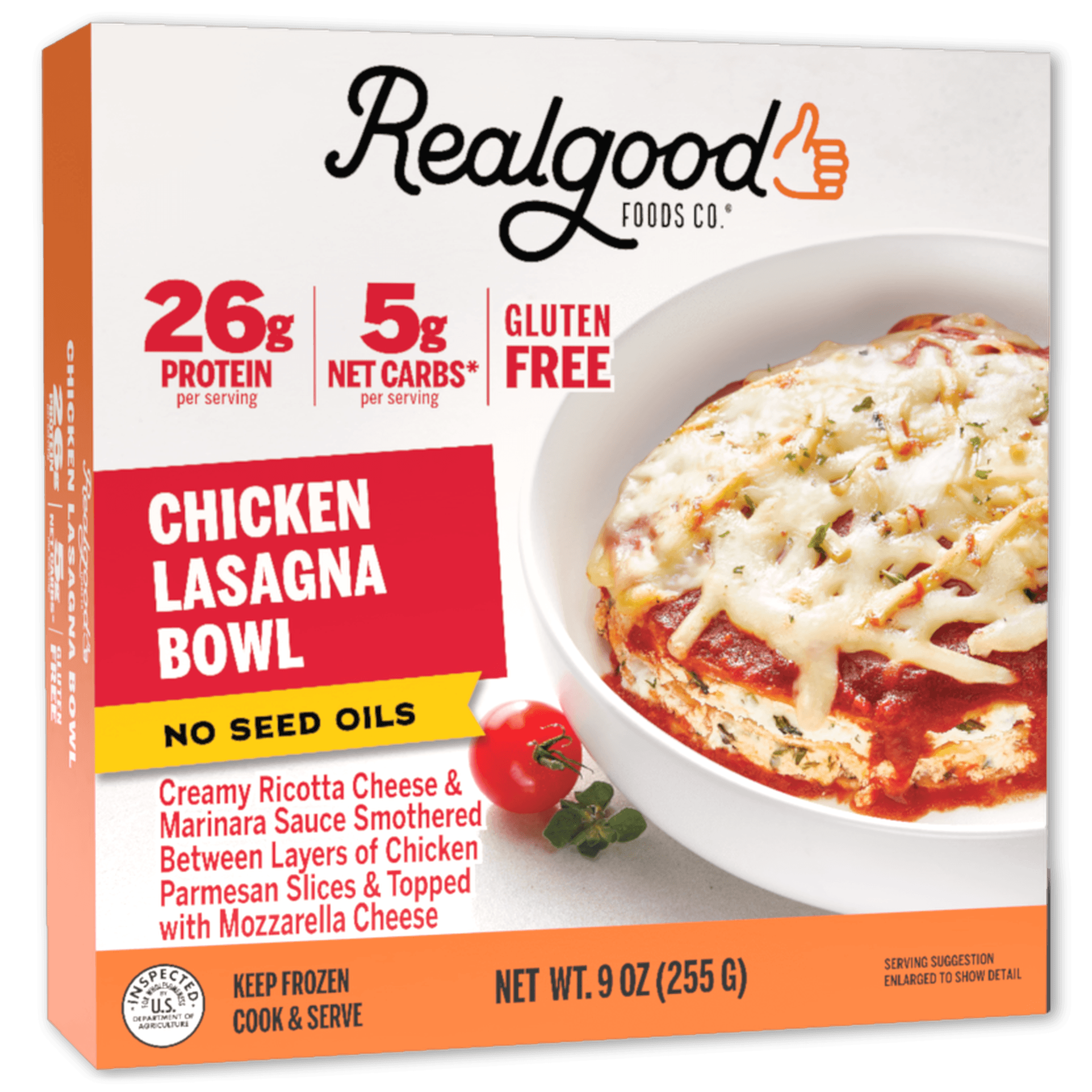 Real Good Foods Lasagna Bowl