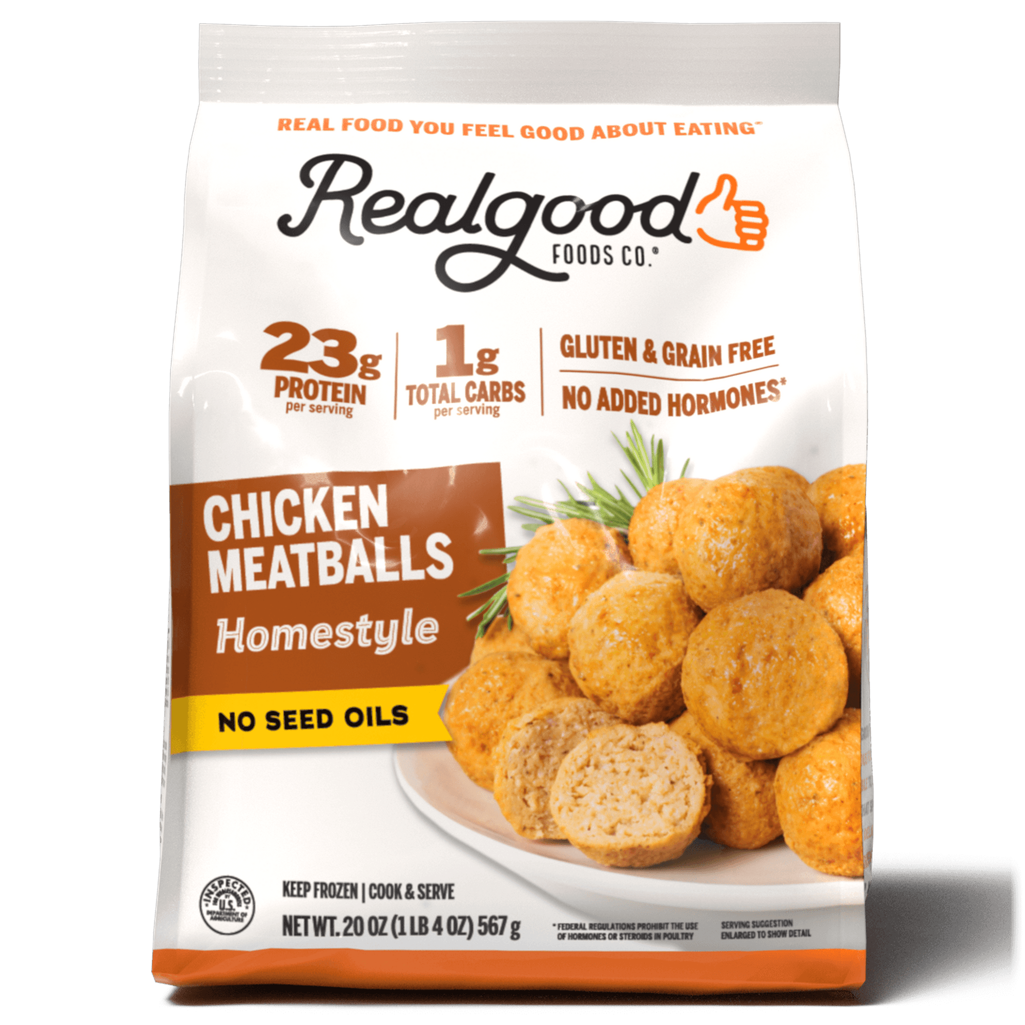 Real Good Foods Homestyle Chicken Meatballs