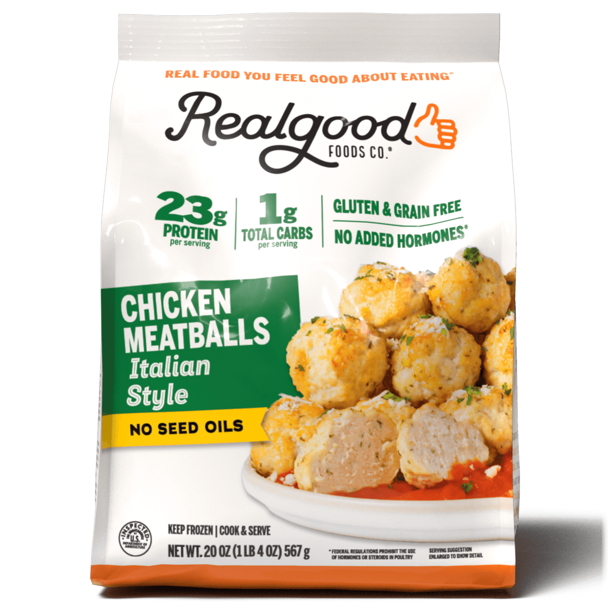 Real Good Foods Italian Style Chicken Meatballs